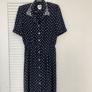 Leslie Fay Polka dots vintage dress